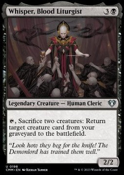 Whisper, Blood Liturgist⁣ - Commander Masters⁣ (Uncommon)⁣ [198]