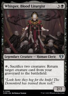 Whisper, Blood Liturgist⁣ - Commander Masters⁣ (Uncommon)⁣ [198]