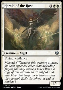 Herald of the Host⁣ - Commander Masters⁣ (Uncommon)⁣ [30]
