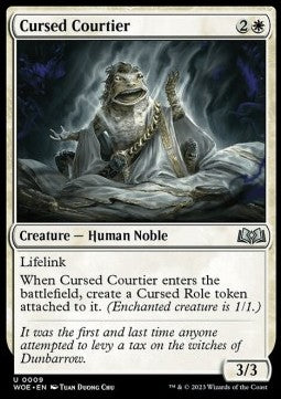 Cursed Courtier⁣ - Wilds of Eldraine⁣ (Uncommon)⁣ [9]