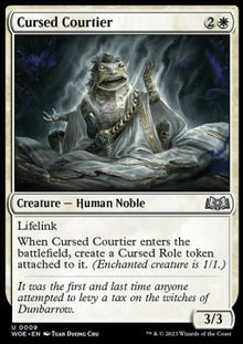 Cursed Courtier⁣ - Wilds of Eldraine⁣ (Uncommon)⁣ [9]