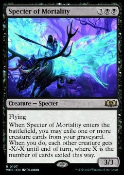 Specter of Mortality⁣ - Wilds of Eldraine⁣ (Rare)⁣ [107]