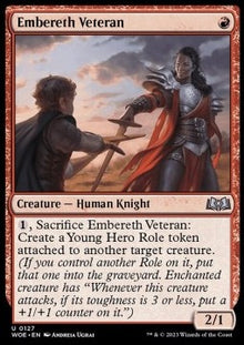 Embereth Veteran⁣ - Wilds of Eldraine⁣ (Uncommon)⁣ [127]