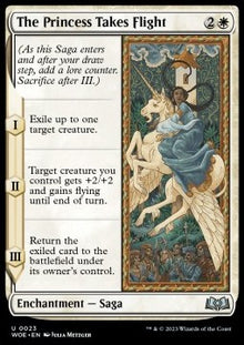 The Princess Takes Flight⁣ - Wilds of Eldraine⁣ (Uncommon)⁣ [23]