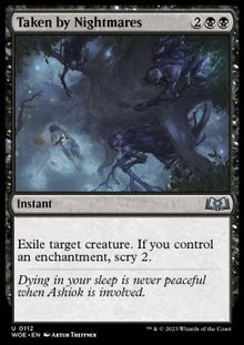 Taken by Nightmares⁣ - Wilds of Eldraine⁣ (Uncommon)⁣ [112]