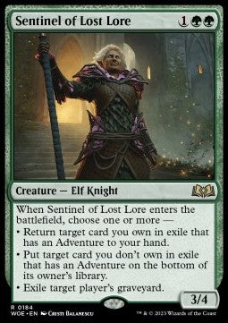 Sentinel of Lost Lore⁣ - Wilds of Eldraine⁣ (Rare)⁣ [184]