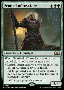 Sentinel of Lost Lore⁣ - Wilds of Eldraine⁣ (Rare)⁣ [184]