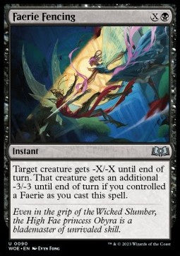 Faerie Fencing⁣ - Wilds of Eldraine⁣ (Uncommon)⁣ [90]
