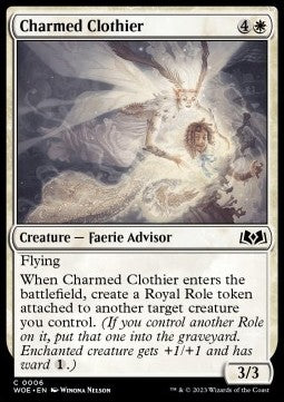 Charmed Clothier⁣ - Wilds of Eldraine⁣ (Common)⁣ [6]