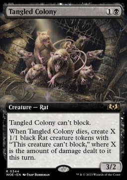 Tangled Colony⁣ - Wilds of Eldraine: Extras⁣ (Rare)⁣ [344]