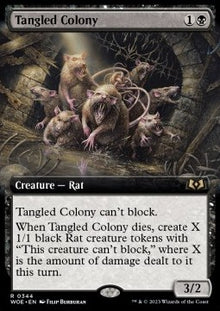 Tangled Colony⁣ - Wilds of Eldraine: Extras⁣ (Rare)⁣ [344]
