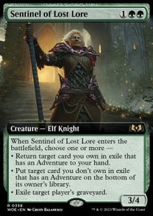 Sentinel of Lost Lore⁣ - Wilds of Eldraine: Extras⁣ (Rare)⁣ [358]