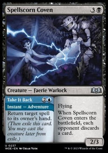 Spellscorn Coven // Take It Back⁣ - Wilds of Eldraine⁣ (Uncommon)⁣ [237]