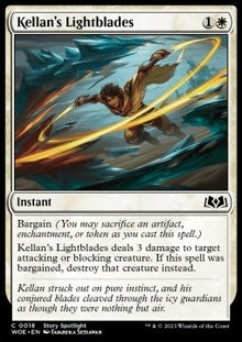 Kellan's Lightblades⁣ - Wilds of Eldraine⁣ (Common)⁣ [18]