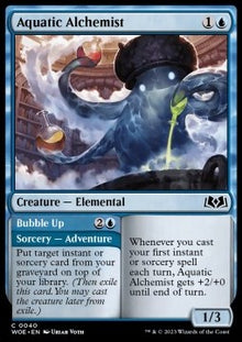 Aquatic Alchemist // Bubble Up⁣ - Wilds of Eldraine⁣ (Common)⁣ [40]