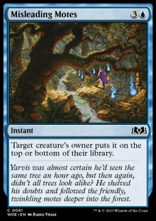 Misleading Motes⁣ - Wilds of Eldraine⁣ (Common)⁣ [61]