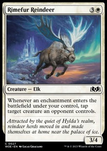 Rimefur Reindeer⁣ - Wilds of Eldraine⁣ (Common)⁣ [27]