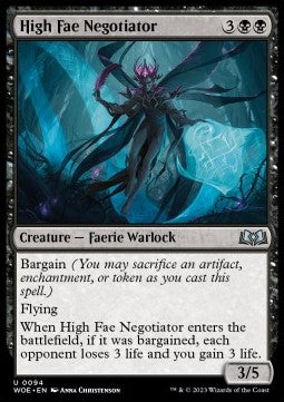 High Fae Negotiator⁣ - Wilds of Eldraine⁣ (Uncommon)⁣ [94]