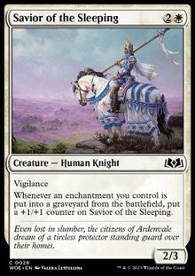 Savior of the Sleeping⁣ - Wilds of Eldraine⁣ (Common)⁣ [28]
