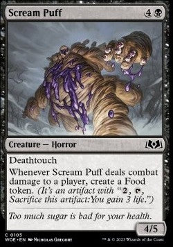Scream Puff⁣ - Wilds of Eldraine⁣ (Common)⁣ [105]