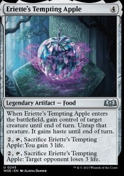 Eriette's Tempting Apple⁣ - Wilds of Eldraine⁣ (Uncommon)⁣ [245]