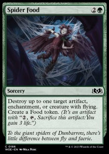 Spider Food⁣ - Wilds of Eldraine⁣ (Common)⁣ [186]