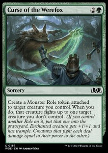 Curse of the Werefox⁣ - Wilds of Eldraine⁣ (Common)⁣ [167]