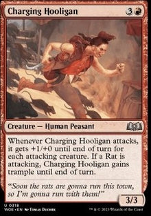 Charging Hooligan⁣ - Wilds of Eldraine: Extras⁣ (Uncommon)⁣ [318]