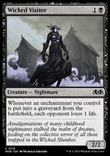 Wicked Visitor⁣ - Wilds of Eldraine⁣ (Common)⁣ [118]