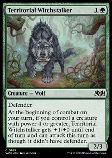 Territorial Witchstalker⁣ - Wilds of Eldraine⁣ (Common)⁣ [189]