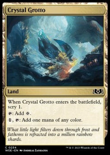 Crystal Grotto⁣ - Wilds of Eldraine⁣ (Common)⁣ [254]