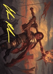 Art Series: Imodane, the Pyrohammer (V.2) - Wilds of Eldraine: Extras (Tip Card) [XWOE-A18]