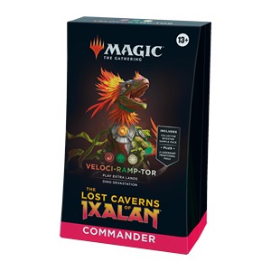 Commander: The Lost Caverns of Ixalan: "Veloci-Ramp-Tor" Commander Deck⁣ - Commander: The Lost Caverns of Ixalan