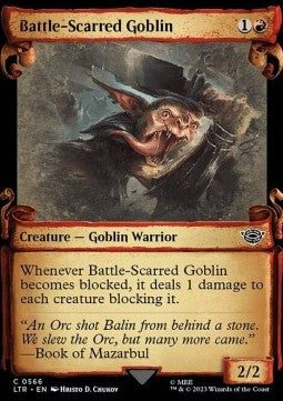 Battle-Scarred Goblin (V.1)⁣ - The Lord of the Rings: Tales of Middle-earth Holiday Release⁣ (Common)⁣ [566]