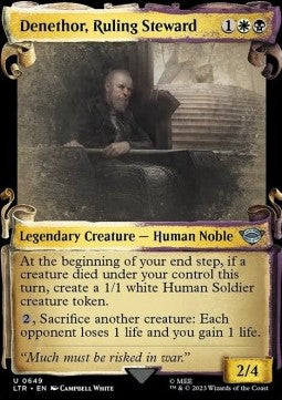 Denethor, Ruling Steward (V.1)⁣ - The Lord of the Rings: Tales of Middle-earth Holiday Release⁣ (Uncommon)⁣ [649]