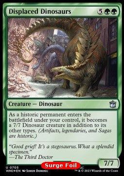 Displaced Dinosaurs⁣ - Universes Beyond: Doctor Who: Extras⁣ (Uncommon)⁣ [705]