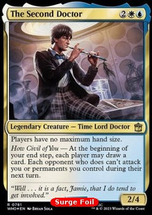 The Second Doctor (V.3)⁣ - Universes Beyond: Doctor Who: Extras⁣ (Rare)⁣ [761]