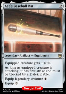 Ace's Baseball Bat (V.2)⁣ - Universes Beyond: Doctor Who: Extras⁣ (Rare)⁣ [775]