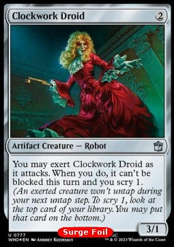 Clockwork Droid⁣ - Universes Beyond: Doctor Who: Extras⁣ (Uncommon)⁣ [777]