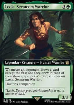 Leela, Sevateem Warrior (V.1)⁣ - Universes Beyond: Doctor Who: Extras⁣ (Rare)⁣ [398]