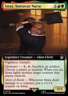 Strax, Sontaran Nurse (V.1)⁣ - Universes Beyond: Doctor Who: Extras⁣ (Rare)⁣ [444]