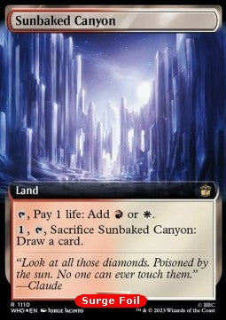 Sunbaked Canyon (V.3)⁣ - Universes Beyond: Doctor Who: Extras⁣ (Rare)⁣ [1110]