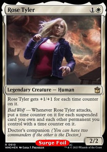 Rose Tyler (V.3)⁣ - Universes Beyond: Doctor Who: Extras⁣ (Rare)⁣ [610]