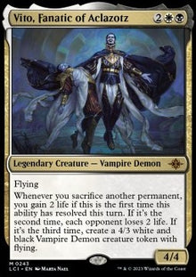Vito, Fanatic of Aclazotz⁣ - The Lost Caverns of Ixalan⁣ (Mythic)⁣ [243]