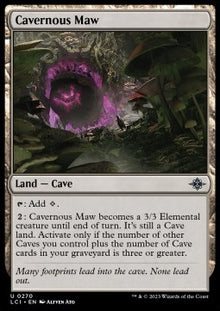 Cavernous Maw⁣ - The Lost Caverns of Ixalan⁣ (Uncommon)⁣ [270]
