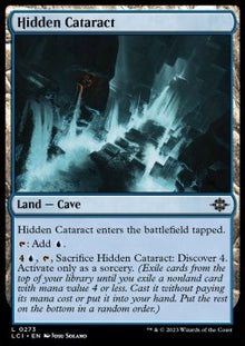 Hidden Cataract⁣ - The Lost Caverns of Ixalan⁣ (Land)⁣ [273]