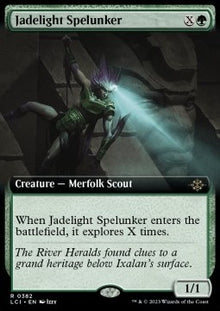 Jadelight Spelunker (V.1)⁣ - The Lost Caverns of Ixalan: Extras⁣ (Rare)⁣ [382]