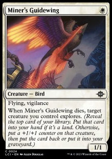Miner's Guidewing⁣ - The Lost Caverns of Ixalan⁣ (Common)⁣ [24]
