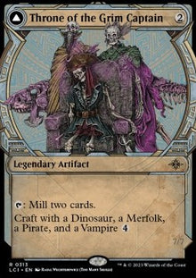 Throne of the Grim Captain // The Grim Captain⁣ - The Lost Caverns of Ixalan: Extras⁣ (Rare)⁣ [313]