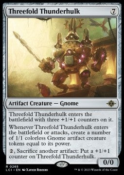 Threefold Thunderhulk⁣ - The Lost Caverns of Ixalan⁣ (Rare)⁣ [265]